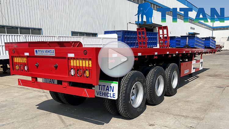 40 Foot 3 Axle Flatbed Trailers for Sale Cragslist | Howo Much are Flatbed Trailers?