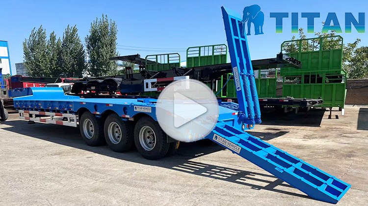 3 Axle Lowbeds for Sale | Semi Lowbed Trailer for Sale in Tanzania