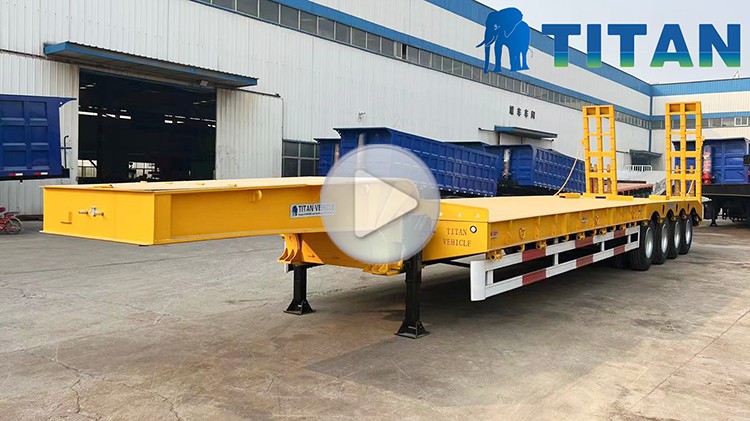 Low Bed Truck Trailer | 4 Axle Low Bed Trailer Price | What is Low Bed Trailer?