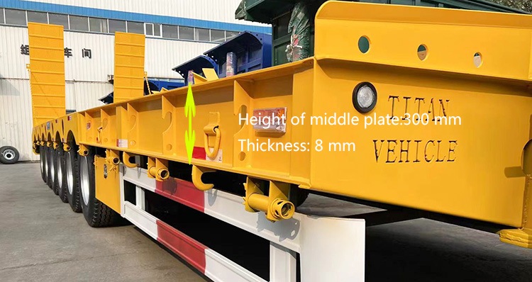 6 Axle Hydraulic Low Bed Trailer Price | 40 Ft Low Bed Trailer with Ramp for Sale in Nigeria