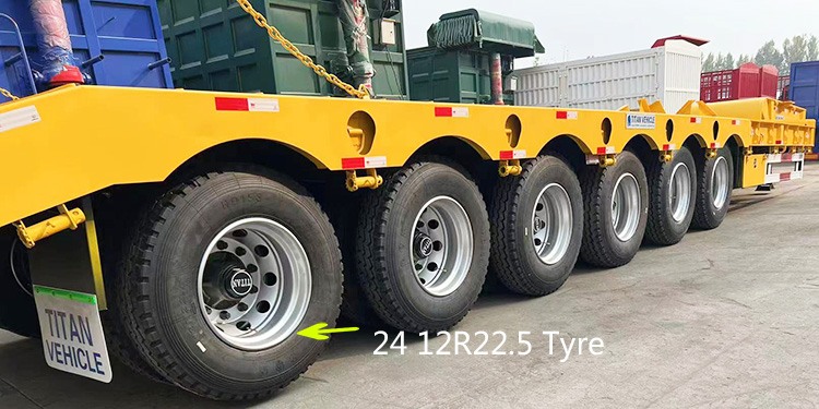 6 Axle Hydraulic Low Bed Trailer Price | 40 Ft Low Bed Trailer with Ramp for Sale in Nigeria