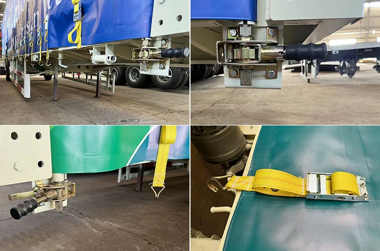 3 Axle Curtain Side Semi Trailer for Sale in Panama