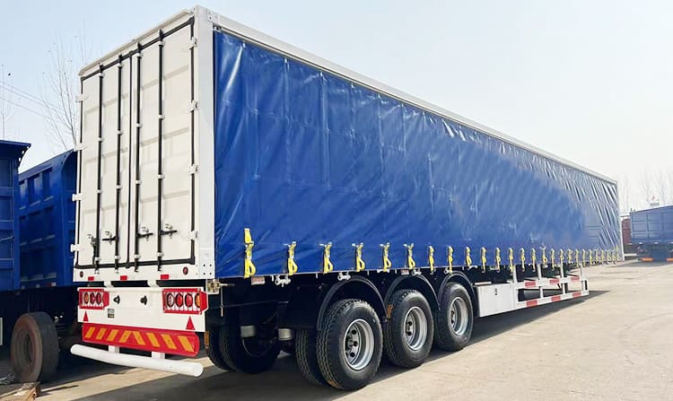 3 Axle Curtain Side Semi Trailer for Sale in Panama