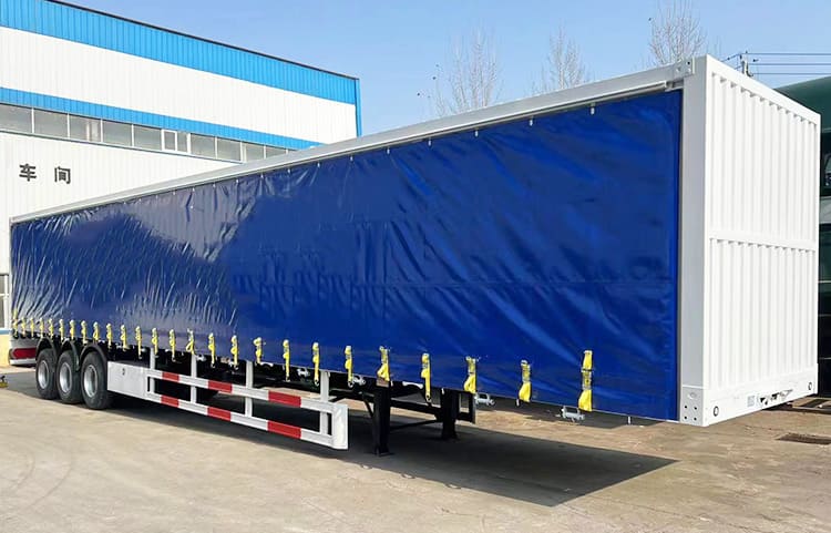 3 Axle Curtain Side Semi Trailer for Sale in Panama