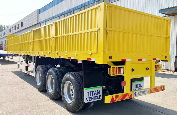 60 Ton 3 Axle Side Wall Trailer for Sale in Kenya