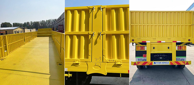 60 Ton 3 Axle Side Wall Trailer for Sale in Kenya