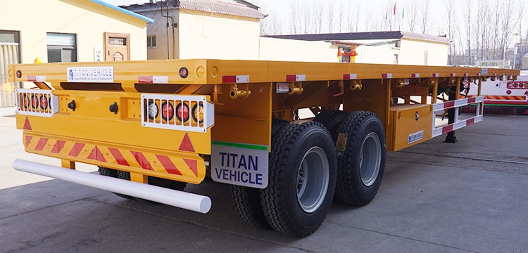 40Ft 2 Axle Flatbed Trailer for Sale in Tanzania | What is a Flatbed Trailer?