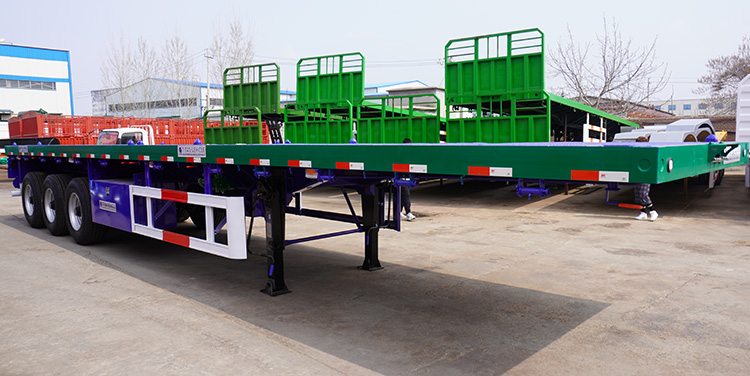 40Ft Semi Flatbed Tri Axle Trailer for Sale Near Me