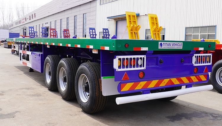 40Ft Semi Flatbed Tri Axle Trailer for Sale Near Me