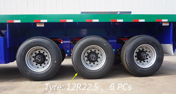 40Ft Semi Flatbed Tri Axle Trailer for Sale Near Me