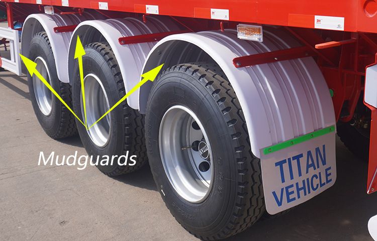 40Ft Tri Axle Semi Truck Flatbed Trailer for Sale Price