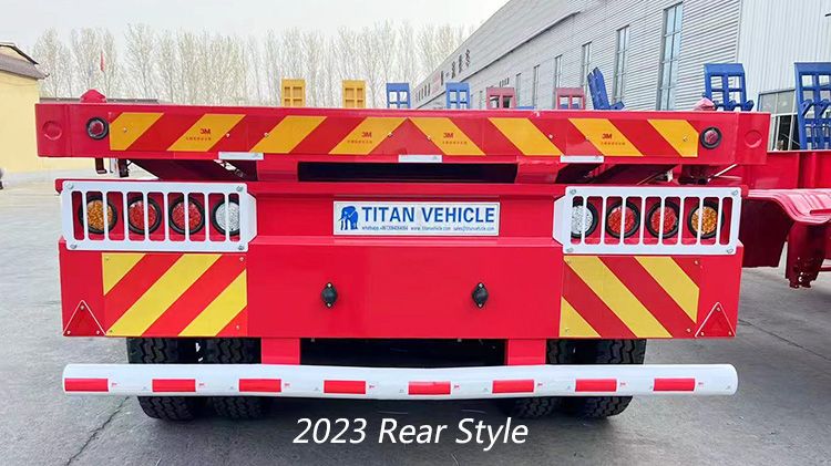 40Ft Tri Axle Semi Truck Flatbed Trailer for Sale Price