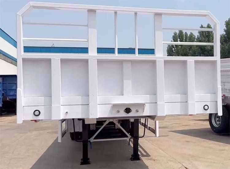 New 13M 4 Axle Semi Truck Flatbed Trailer for Sale Price
