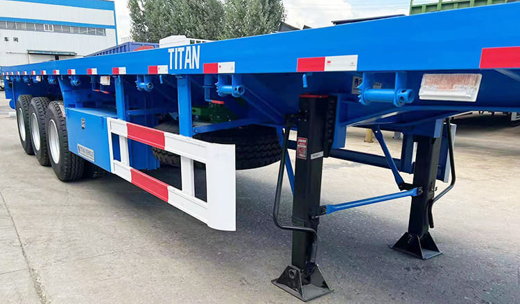 40 Feet Triple Axle Flatbed Trailer for Sale in Zimbabwe