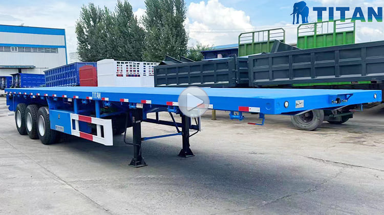 40 Feet Triple Axle Flatbed Trailer for Sale in Zimbabwe