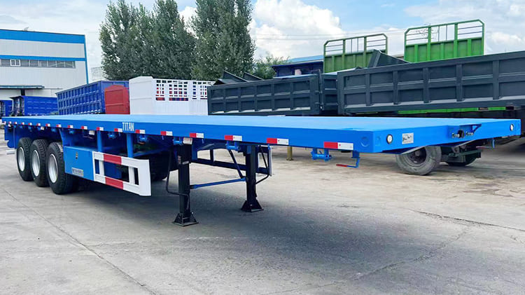 40 Feet Triple Axle Flatbed Trailer for Sale in Zimbabwe
