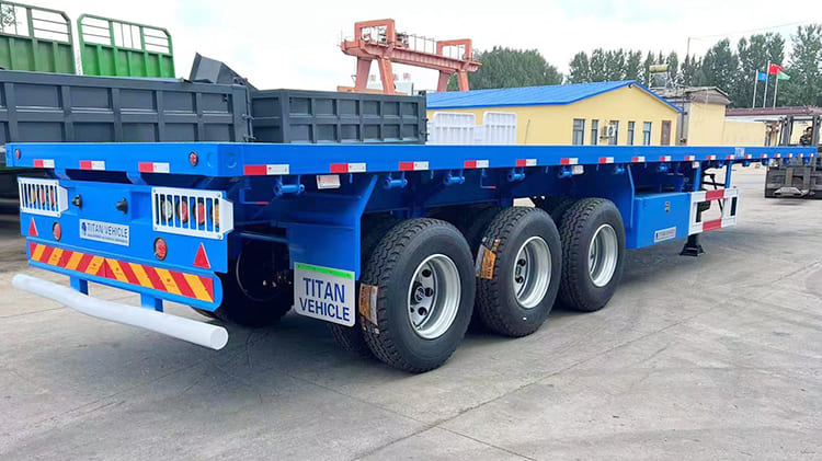 40 Feet Triple Axle Flatbed Trailer for Sale in Zimbabwe
