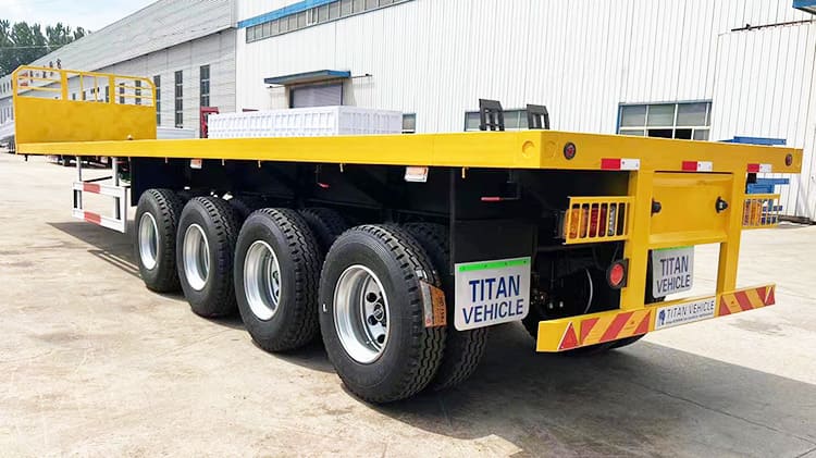 13M 4 Axle Flatbed Trailer for Sale in Ghana Accra