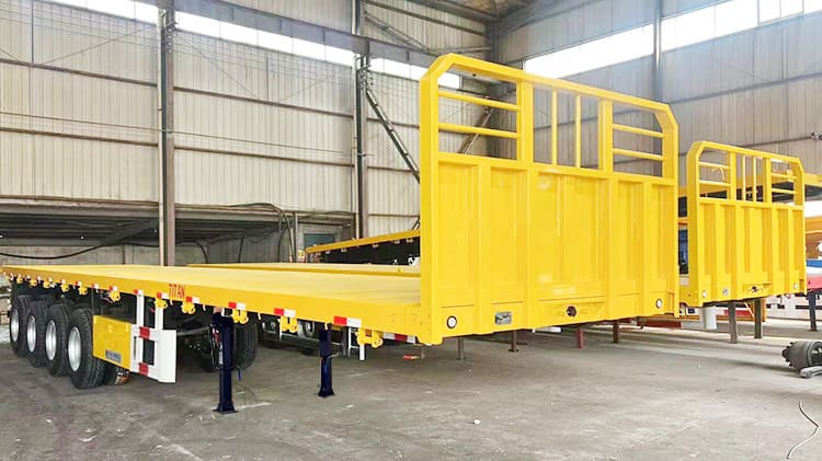 13M 4 Axle Flatbed Trailer for Sale in Ghana Accra