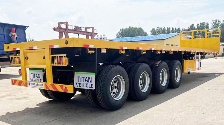13M 4 Axle Flatbed Trailer for Sale in Ghana Accra