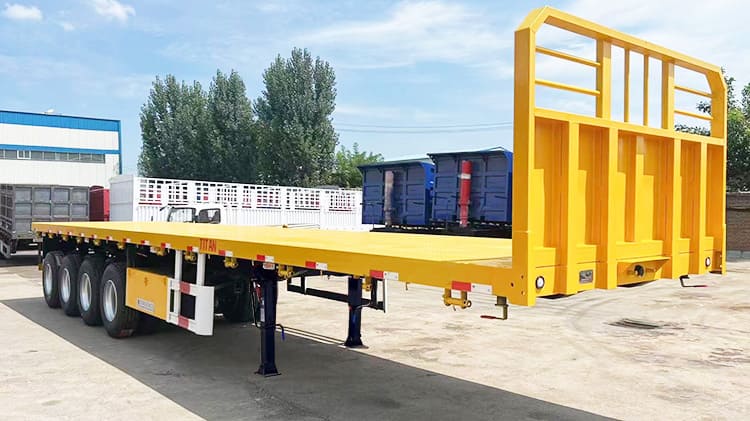 13M 4 Axle Flatbed Trailer for Sale in Ghana Accra