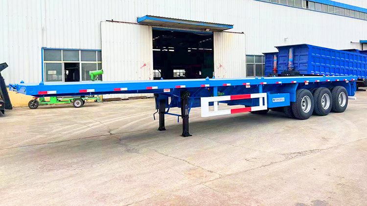 40ft 3 Axle Flat Bed Trailer for Sale Near Me in Jamaica