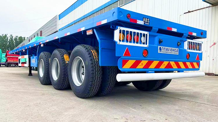 40ft 3 Axle Flat Bed Trailer for Sale Near Me in Jamaica