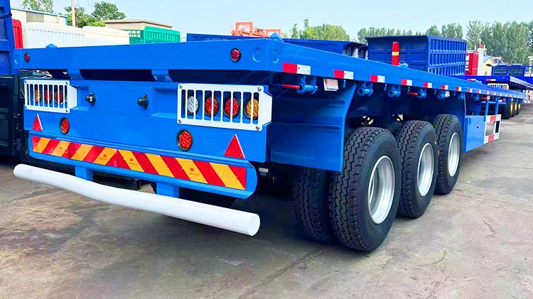40ft 3 Axle Flat Bed Trailer for Sale Near Me in Jamaica