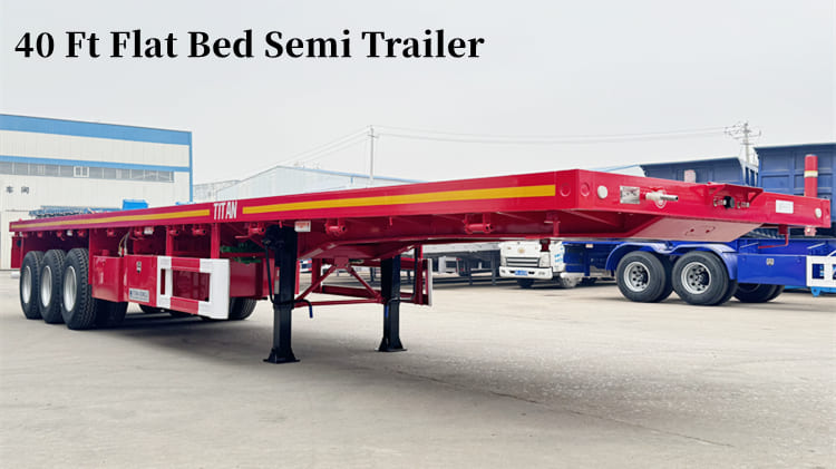 40 Ft Flat Bed Semi Trailer for Sale in Congo