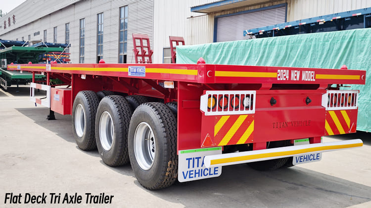 Tri Axle Flat Deck for Sale in Ghana
