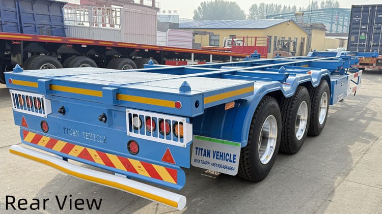 3 Axle Container Chassis Trailer for Sale in Congo