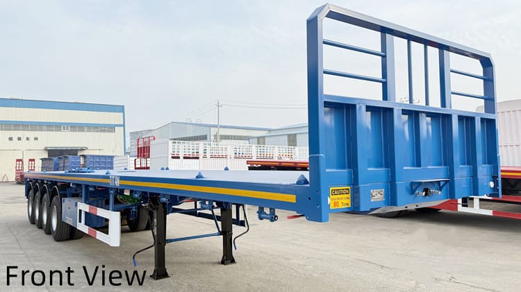 4 Axle 40 Ft Flat Bed Semi Trailer for Sale in Nigeria