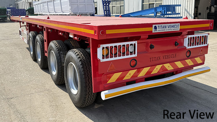 4 Axle 48 Ft Flatbed Trailer for Sale in Nigeria