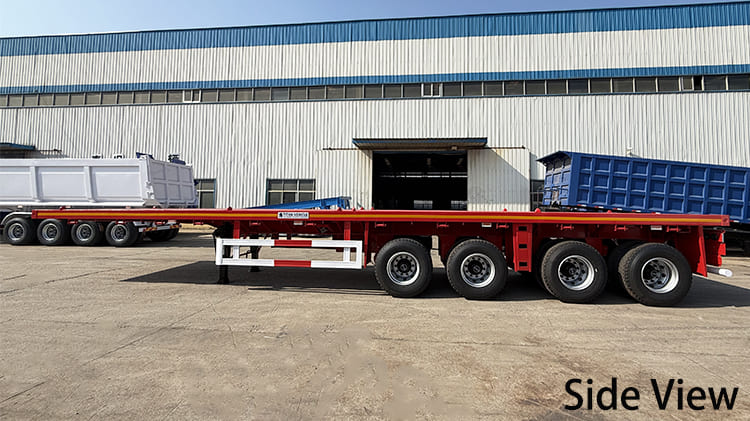 4 Axle 48 Ft Flatbed Trailer for Sale in Nigeria
