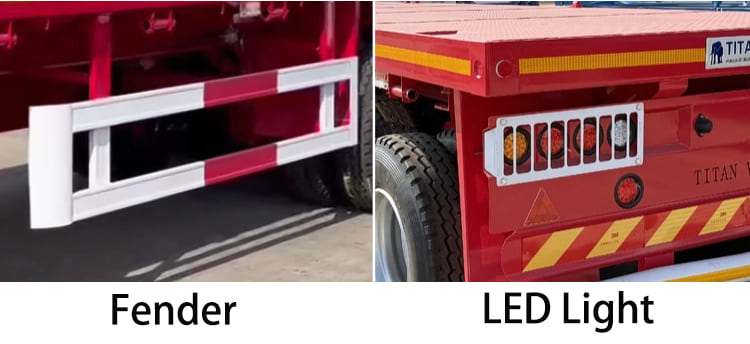 4 Axle 48 Ft Flatbed Trailer for Sale in Nigeria