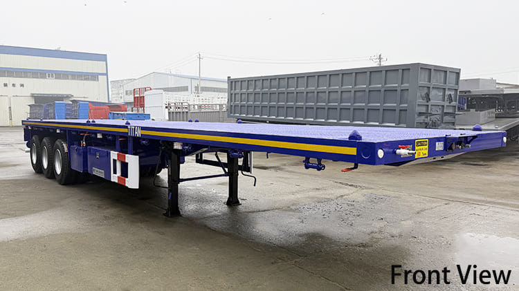 2025 New Tri Axle Flatbed Semi Trailer for Sale in Guyana