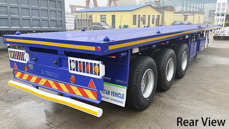 2025 New Tri Axle Flatbed Semi Trailer for Sale in Guyana