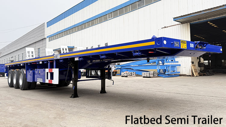 2025 New Tri Axle Flatbed Semi Trailer for Sale in Guyana