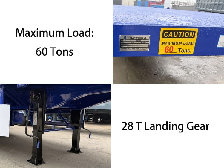2025 New Tri Axle Flatbed Semi Trailer for Sale in Guyana