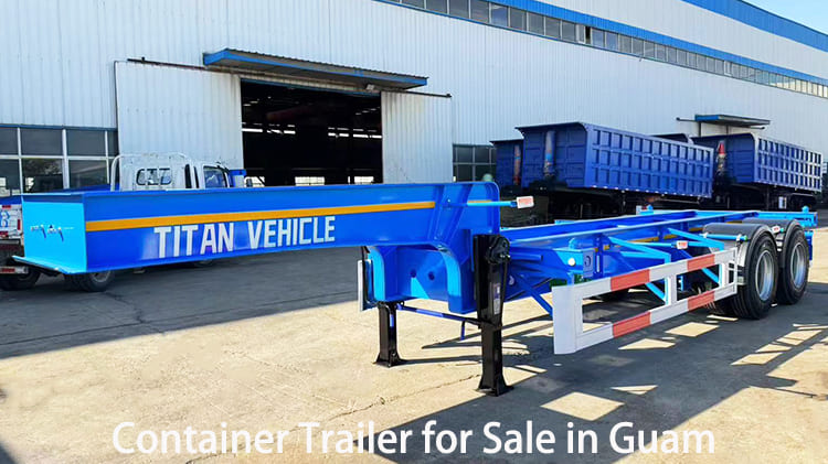 2 Axle 20 Ft Gooseneck Container Trailer for Sale in Guam