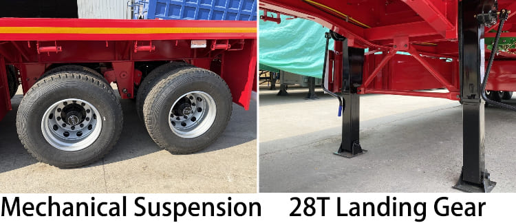 4 Axle Flatbed Trailer for Sale in Tanzania