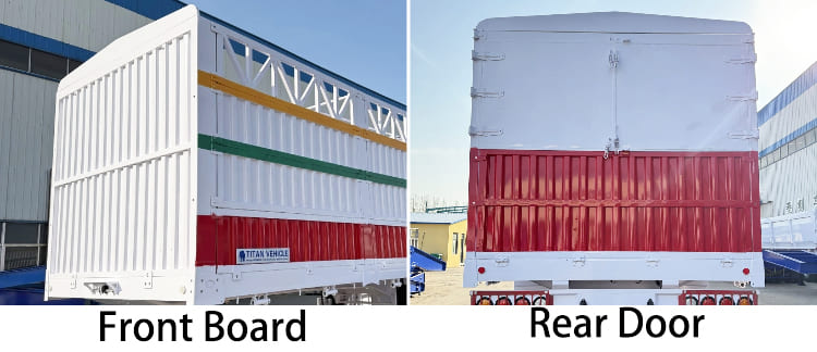 New 2 Axle Fence Semi Trailer for Sale in Nigeria