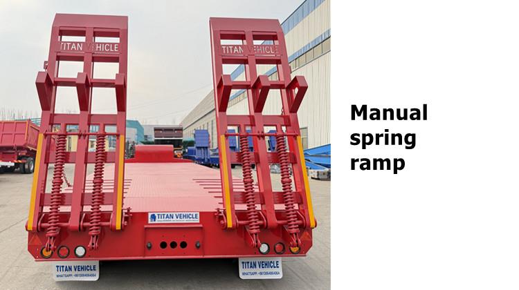 4 Axle 100 Ton Lowbed Trailer Truck for Sale in Jamaica