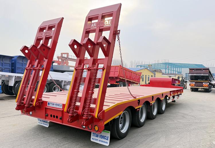 4 Axle 100 Ton Lowbed Trailer Truck for Sale in Jamaica