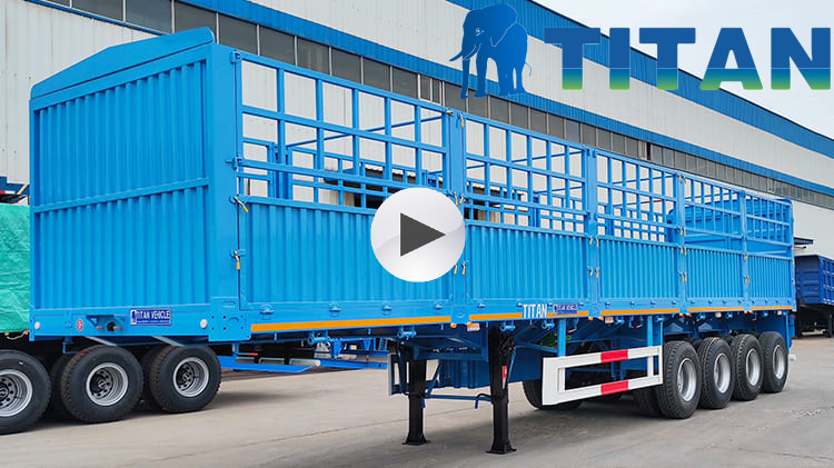 4 Axle Fence Semi Trailer for Sale in Zimbabwe