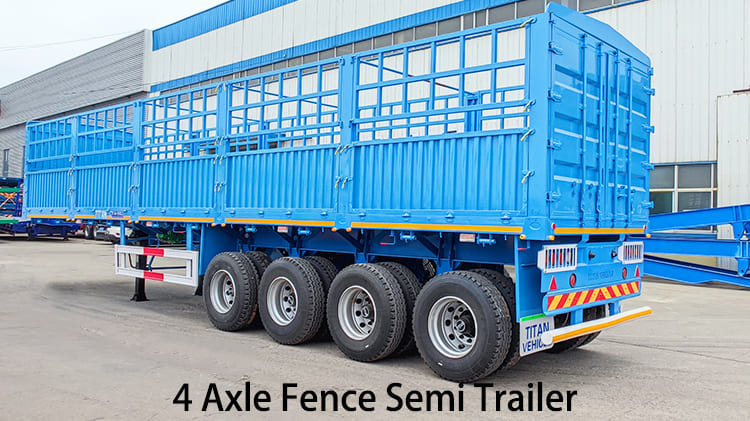 4 Axle Fence Semi Trailer for Sale in Zimbabwe