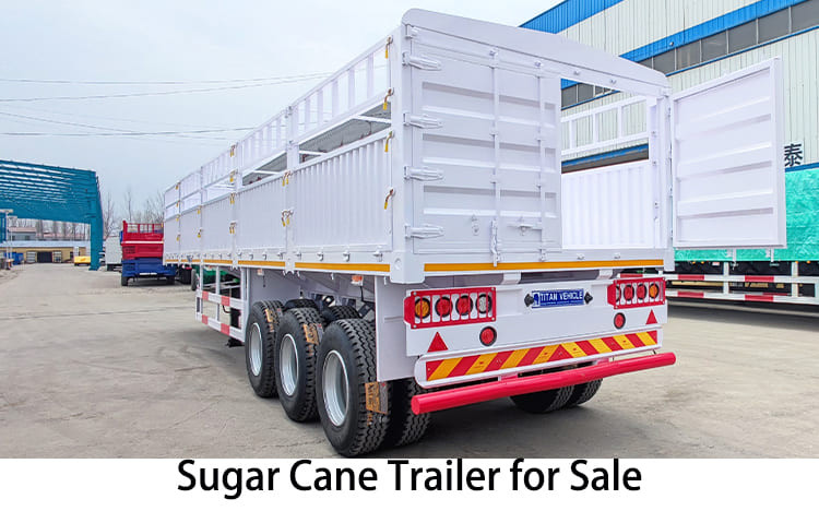 Sugar Cane Livestock Fence Semi Trailer for Sale in Zimbabwe