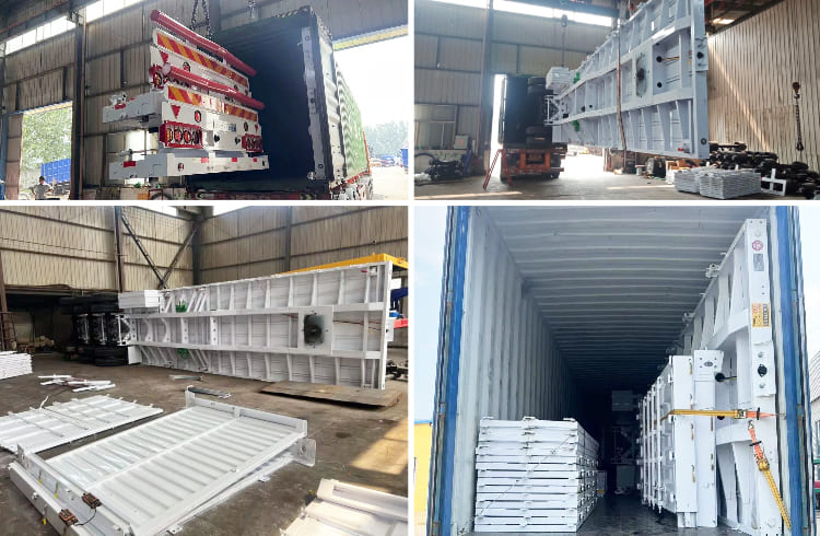 Sugar Cane Livestock Fence Semi Trailer for Sale in Zimbabwe