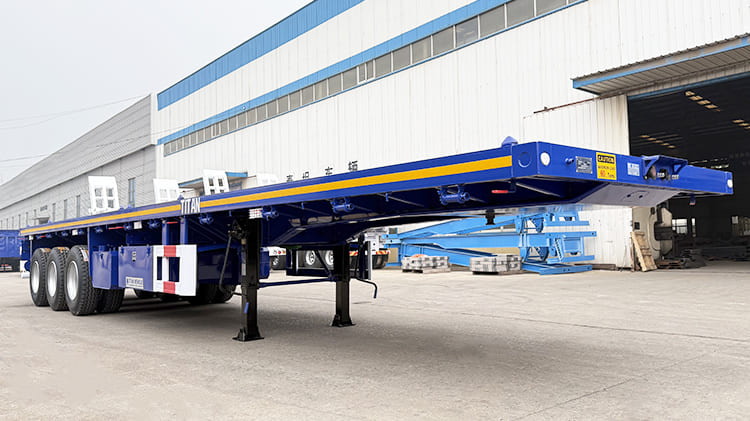 Triple Axle Flatbed Semi Truck Trailer for Sale in Guam