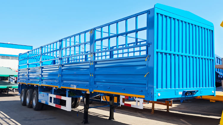 Tri Axle Fence Semi Trailer for Sale in Zimbabwe